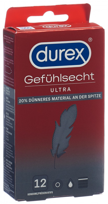 Durex Gefühlsecht Ultra Präservativ 12 Stk
