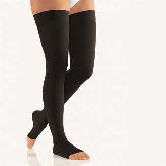 Bort Vital AG KKL2 II offene Spitze weit-normal schwarz Noppenhaftband 1 Paar
