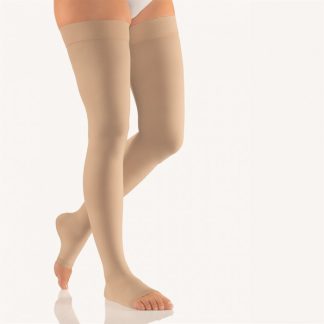 Bort Vital AG KKL2 V offene Spitze normal beige Noppenhaftband 1 Paar