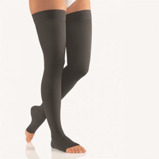 Bort Vital AG KKL2 IV offene Spitze weit-normal anthrazit Noppenhaftband 1 Paar