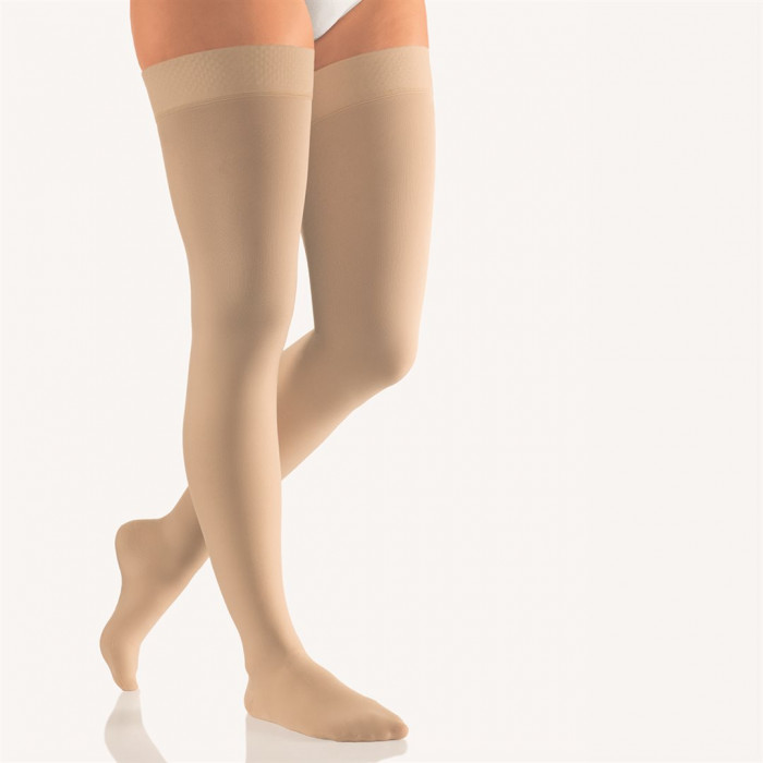 Bort Vital AG KKL2 VI geschlossene Spitze kurz beige Noppenhaftband 1 Paar
