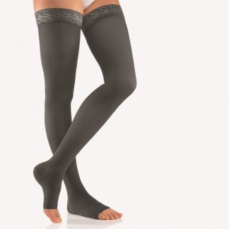 rt Trend AG KKL2 VII offene Spitze weit-normal anthrazit Spitzenhaftband 1 Paar