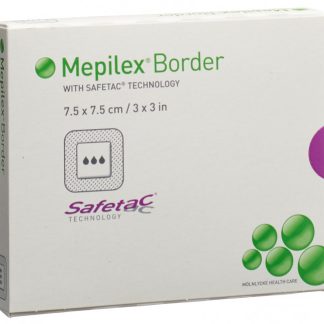 Mepilex (PI-APS) Border Schaumverband 7.5x7.5cm Silikon 5 Stk