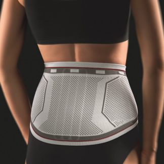 Bort select Lady Rückenbandage Gr5 mit Pelotte silber