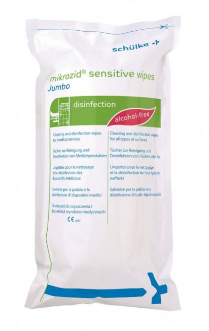 mikrozid Sensitive wipes Jumbo refill 200 Stk