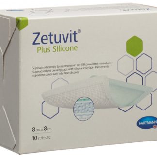 Zetuvit Plus Silicone 8x8cm 10 Stk