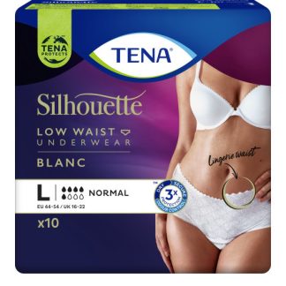 TENA Silhouette Normal L weiss 10 Stk