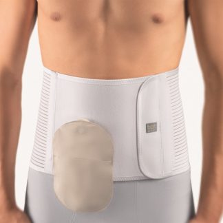 Bort Vario Stoma-Bandage L 22cm weiss