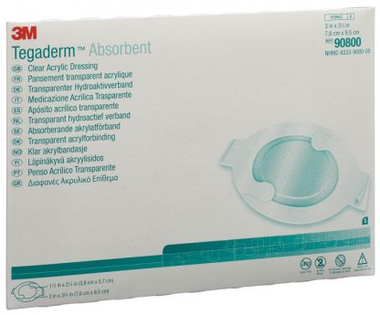 3M Tegaderm Absorb Wundverband 7.6x9.5cm 5 Stk