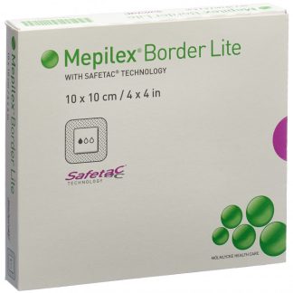 Mepilex (PI-APS) Border Lite Silikonschaumverband 10x10cm 5 Stk