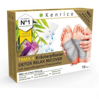 Kenrico Kräuterpflaster TRMX-4 Turmalin DETOX RELAX RECOVER 10 Stk