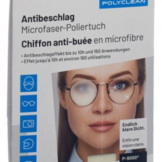 Polyclean Antibeschlag Microfaser-Poliertuch