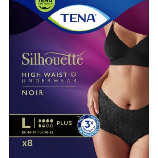 TENA Silhouette Plus L schwarz 8 Stk