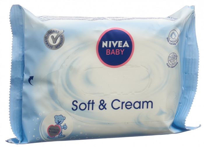 Nivea Baby Soft & Cream Feuchttücher Reisegrösse 20 Stk