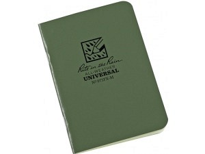 Rite in the Rain 3 1/4 x 4 5/8" Geheftete Notizbücher (3 Stück)