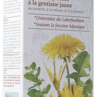 Dünner Gelber Enzian Kräuterextrakt Leberfunktion Fl 250 ml