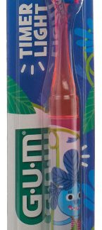 GUM Junior 6+ Timer Light Zahnbürste magenta