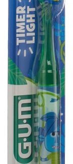 GUM Junior 6+ Timer Light Zahnbürste grün