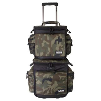 UDG Ultimate SlingBag Trolley Set DeLuxe Black Camo Orange Inside