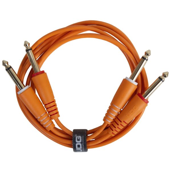UDG Ultimate Audio Cable Set 1/4” Jack – 1/4” Jack Orange Straight (3 Metre)