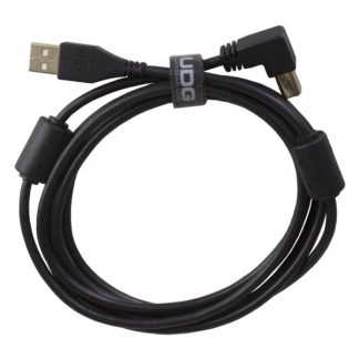 UDG Ultimate Audio Cable USB 2.0 A-B Black Angled (1 Metre)