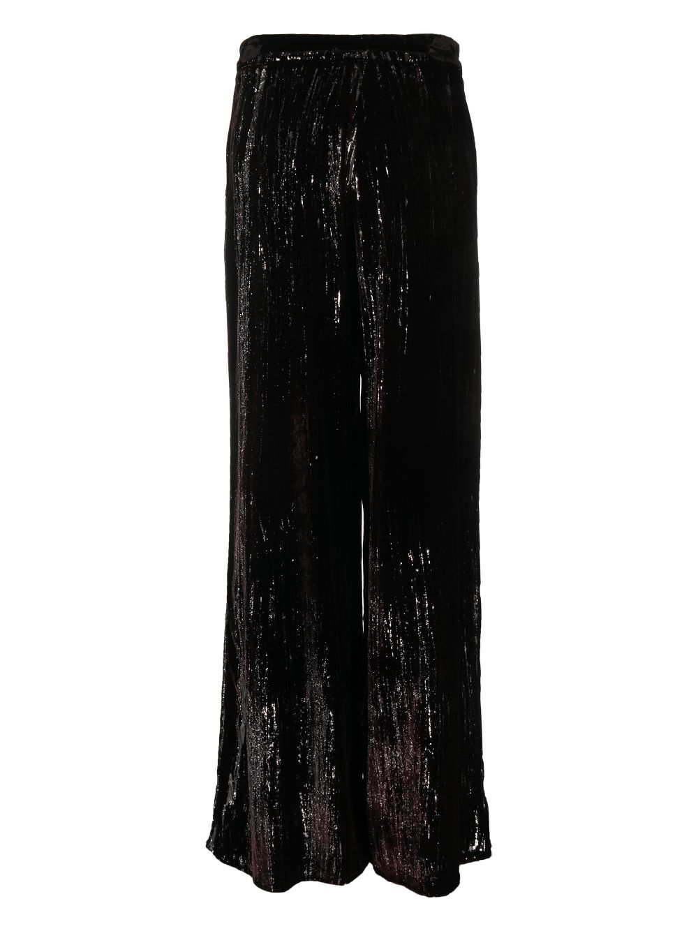 Avant Toi sequin-embellished flared trousers