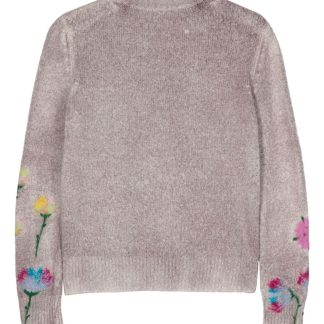 Avant Toi floral intarsia-knit jumper