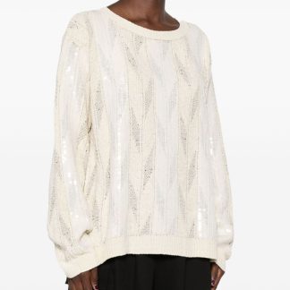 Aviù sequin-detailing sweater