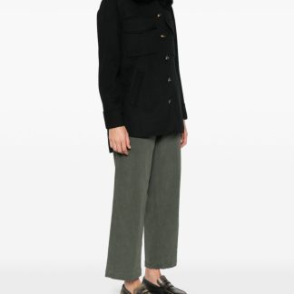 Ava Adore faux fur-collar coat