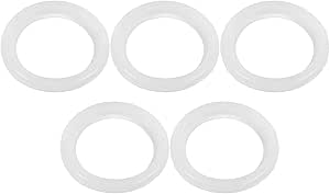 Pack of 5 Coffee Machine Seals, Silicone Seals, Easy to Install Coffee Machine Seals, Perfect for Coffee Machines