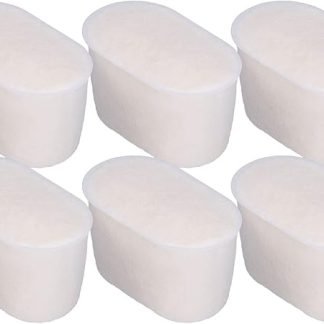 Pssopp Sieve Coffee Press Filter 6-Piece Coffee Machines Resin Filter Core Replacement Parts for Breville BES920XL Coffee Machine