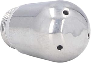 Miter 3-Loch-Dampfdüse for Kaffeemaschinen, Edelstahl, Milchschaumdüse, kompatibel mit der halbautomatischen Kaffeemaschine der Breville 8-Serie