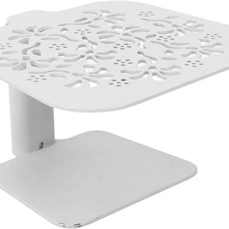 Coffee Machine Scale Stand, Waterproof and Durable Coffee Weighing Stand with Firm and Stable Structure for Raising (White Cherry Blossoms)