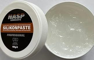 NASP Silicone Grease Coffee Machines 150 g O-Rings Fittings Seals Transparent Grease Coffee Machines Rubber Care - Made in Germany