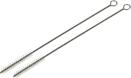 2x Milk Hose Brush 3 mm Diameter for Jura, Bosch, Siemens, Saeco, Melitta, Nivona Fully Automatic Coffee Machines