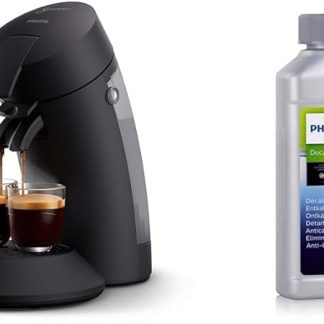 Philips Senseo Original Plus Coffee Pad Machine & Philips Universal Liquid Descaler for Fully Automatic Coffee Machines, Value Pack, 0.5 Litres, 6 x 6 x 16 cm, Grey