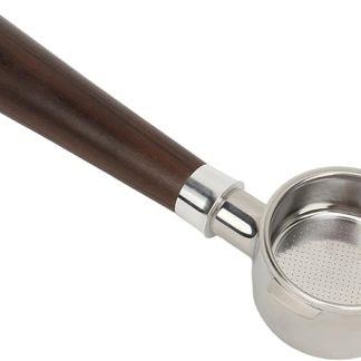 XIASABA Ears 51mm Coffee Portafilter 25.0x9.5cm 0×5. 51mm Bottomless Portafilter with Ear Fits Coffee Machine, 51mm Large Stainless Steel Coffee Portafilter Bottomless