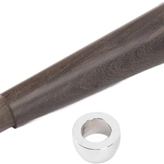 Coffee Filter Handle Black Rosewood M10 Thread Professional Replacement Coffee Filter Handle Coffee Machine Tools for Home Cafe Restaurant