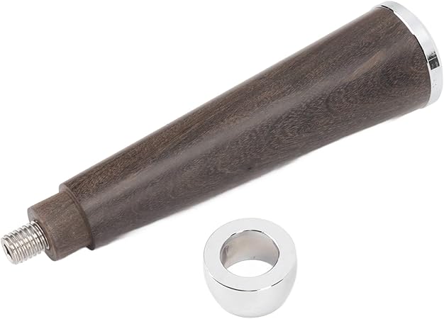 Coffee Filter Handle Black Rosewood M10 Thread Professional Replacement Coffee Filter Handle Coffee Machine Tools for Home Cafe Restaurant