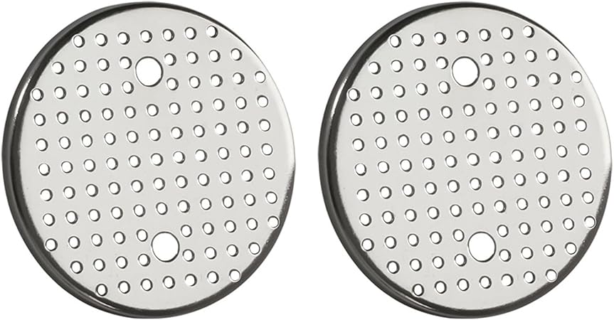 Packung Mit 2 Runden Kaffeemaschinengrifffiltern Kaffeefilterscheibe Ersatz Rückspülfiltersieb Für Kaffeemaschinen Kaffeemaschinenzubehör