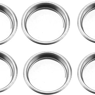 KVSERT 6 x 58mm Coffee Machine Filter Stainless Steel Backwash Cleaning Roller Blind Bowl Coffee Machine Accessories