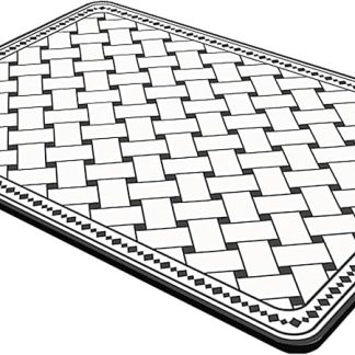 Anloximt Accessories for Coffee Bars, Espresso Machine Coffee Machine Mat - Quick Drying Dish Drying Mat, Kitchen Drying Mat for Kitchen Worktops Sink Accessories