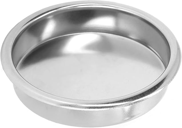 2.3 Inch Stainless Steel Blind Filter 58 mm Coffee Machine Replacement Accessory Filter for Baristas and Coffee Lovers Backflush Insert Blind Filter for Home