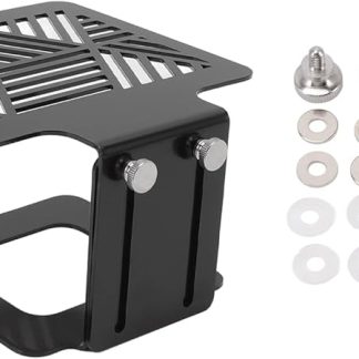 Kuuleyn Electronic Scale Stand for Coffee Machines, Electronic Scale Stand for Coffee Machines, Height-Adjustable Scale Stand for Coffee Machines Made of 304 Stainless Steel (Black)