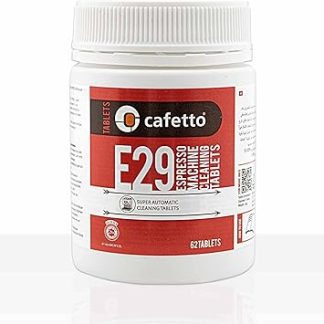 Cafetto E29 Cleaning Tablets for Espresso Machines 62 x 2.9 g