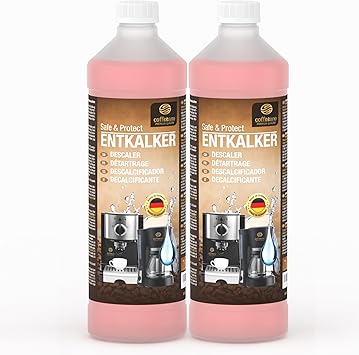 Coffeeano 2 x 750 ml descaler for fully automatic coffee machines and coffee machines, 12 applications, for Delonghi, Siemens, EQ Series, Jura, Krups, Bosch, Miele, Melitta, WMF and much more.