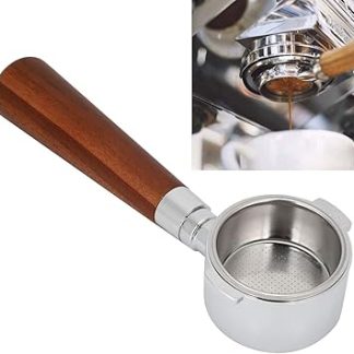 Garosa 51 mm Removable Bottomless Portafilter, Portafilter Brewing Handle for Coffee Machines, Professional Bottomless Portafilter (#3)