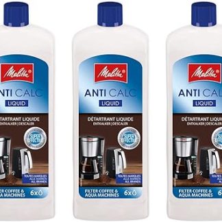 Melitta Anti Calc Liquid Descaler for Filter Coffee Machines and Kettles 3 x 250 ml