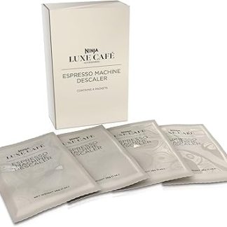 Ninja Luxe Café Espressomaschinen-Entkalker, 4er-Pack, Espresso- und Kaffeemaschinen-Reiniger, Entkalkungspulver, XSKDSCLSOL4PK