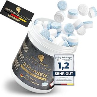 Barista Legends Care Line® 2 Phase Cleaning Tablets Coffee Machines – 80 x 3.5 g – Coffee Machines & Portafilter Cleaner Tabs with Clean Protect Formula – Compatible with All Standard Brands
